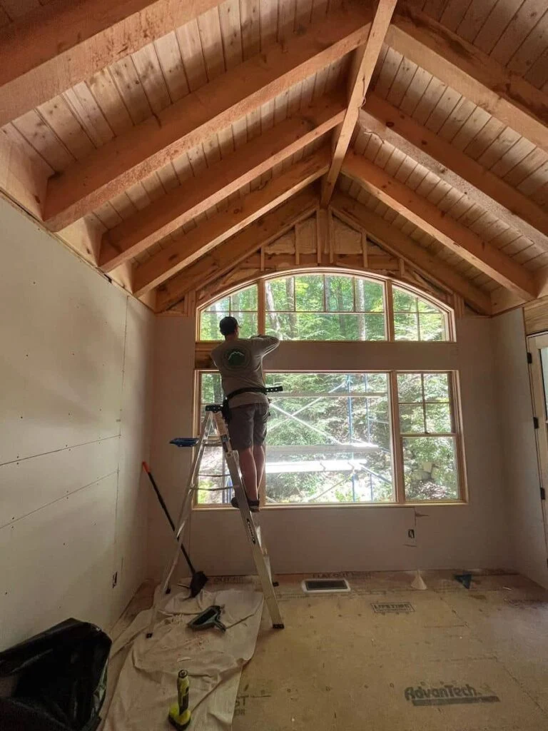 Attic framing project by Double R Mountain Maintenance