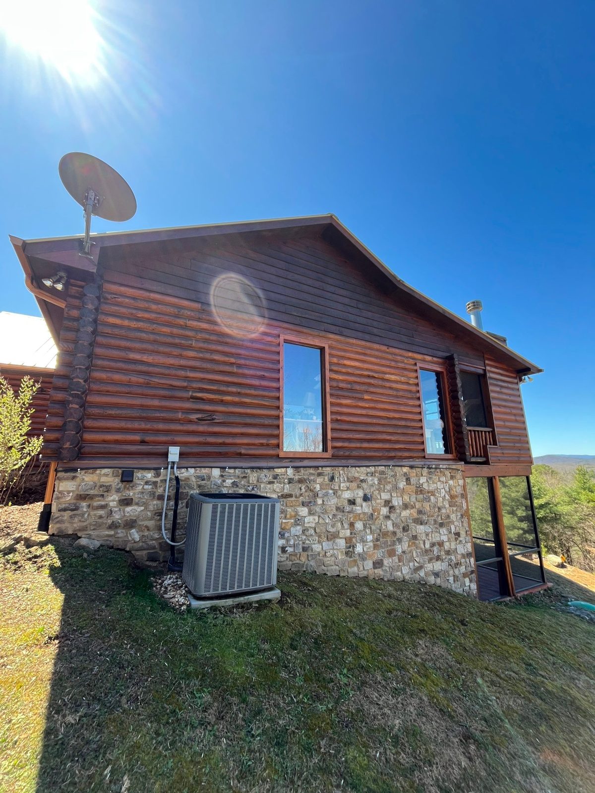 Exterior Cabin Cleaning in Blue Ridge