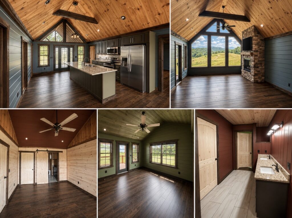 Shed remodel exterior in Blue Ridge