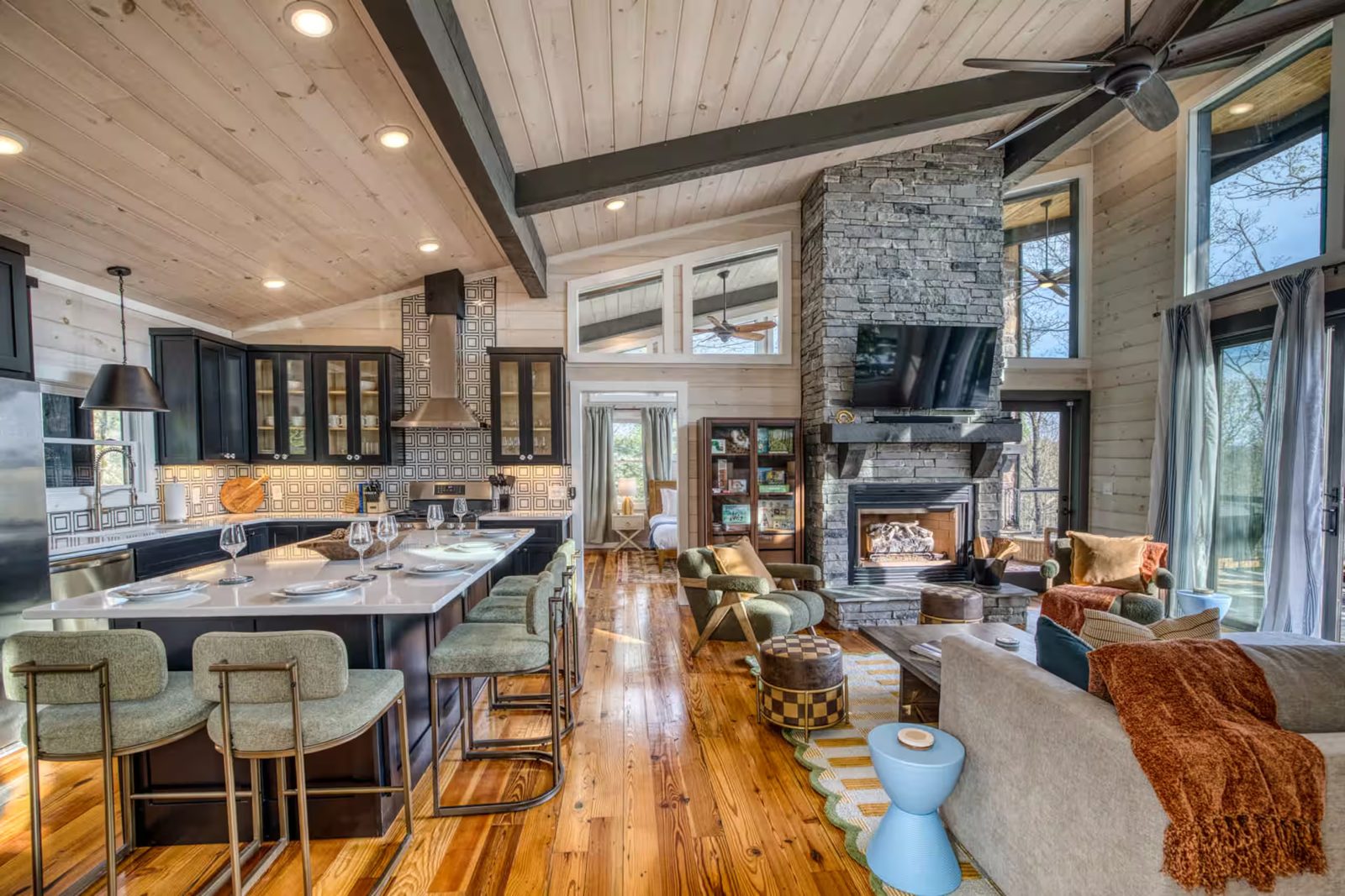 Interior Cabin Painting in Morganton